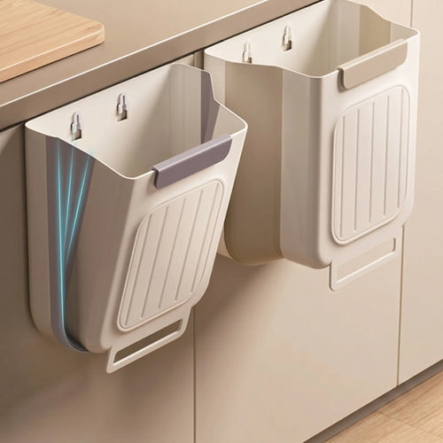Foldable Hanging Kitchen Trash Can for Cabinet Doors | Buy 1 Get 1 Free