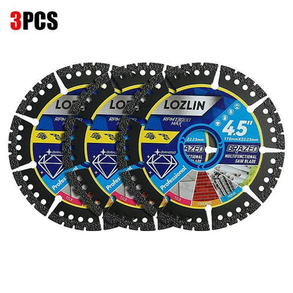 4.5" Vacuum Brazed Multi-Purpose Diamond Saw Blade for All Materials