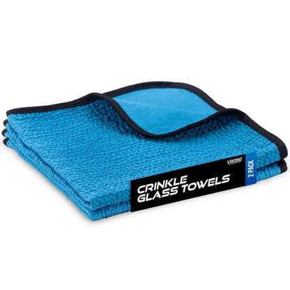 Streak-Free Crinkle Glass Cleaning Towels