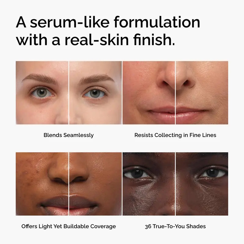 Flawless Liquid Serum Foundation: Waterproof Full Coverage