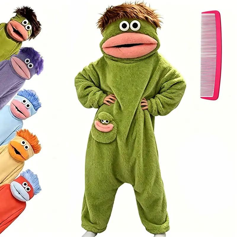 Ultra-Soft Monster Plush Onesie Pajamas for Cozy Cosplay & Lounging