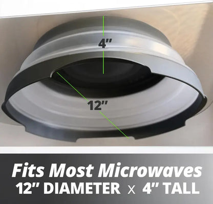 Magnetic Collapsible Microwave Splatter Cover
