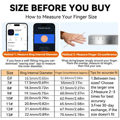 Smart Health Ring with Sleep & Activity Tracker – Zero Subscription Fees