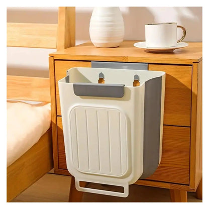 Foldable Hanging Kitchen Trash Can for Cabinet Doors | Buy 1 Get 1 Free