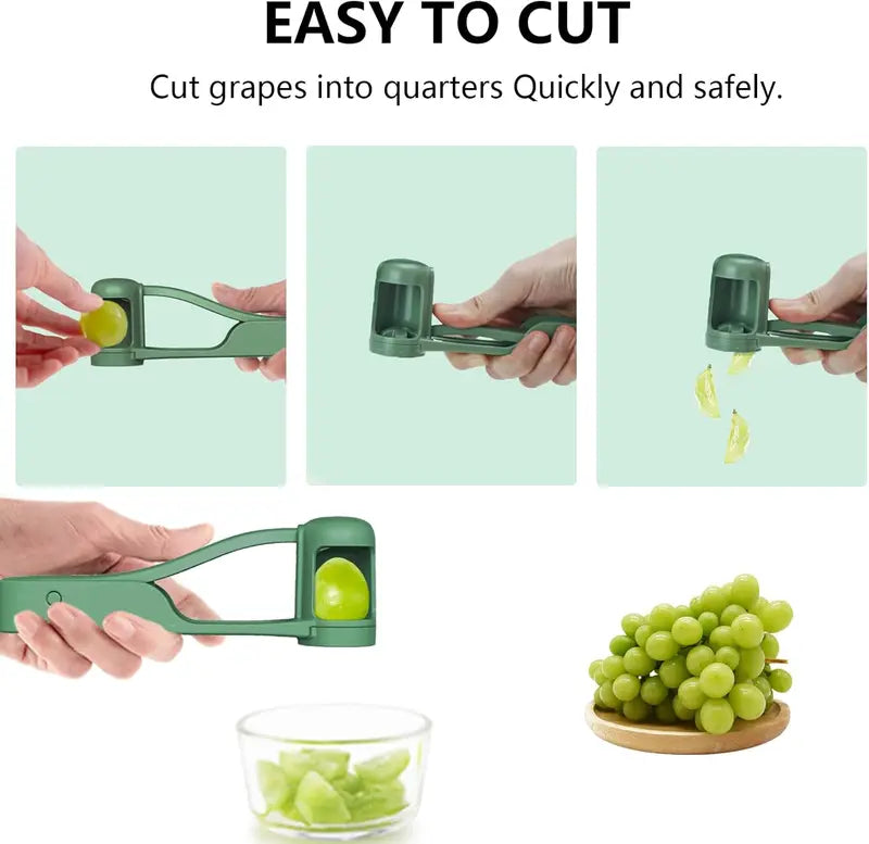 Quick Grape & Cherry Tomato Slicer for Safe Snack Prep | Buy 1 Get 1 Free
