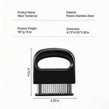 48-Blade Ultra Sharp Meat Tenderizer Tool for Juicier Steak & Faster Marinade | Buy 1 Get 1 Free