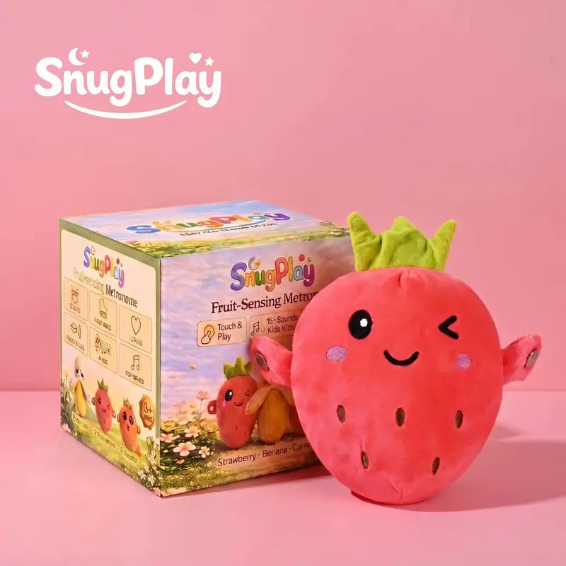 Musical & Sensory Fruit Plush Set with Sound FX