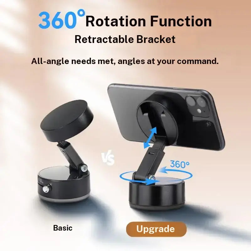 Ultra-Strong Vacuum Magnetic Car Phone Mount | Buy 1 Get 1 Free