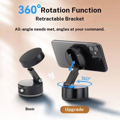 Ultra-Strong Vacuum Magnetic Car Phone Mount | Buy 1 Get 1 Free