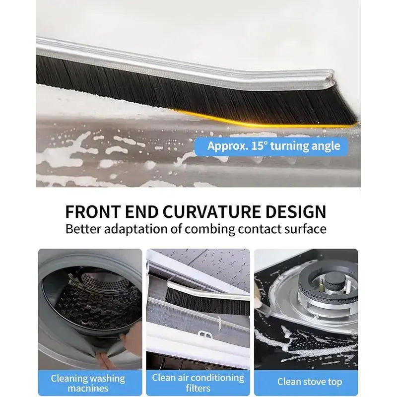 Ultra-Hard Bristle Crevice Cleaning Brush for Deep Gaps & Track Grooves | Buy 1 Get 1 Free