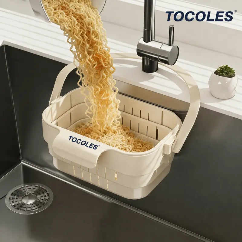 Over-the-Sink Expandable Collapsible Colander Basket & Strainer | Buy 1 Get 1 Free