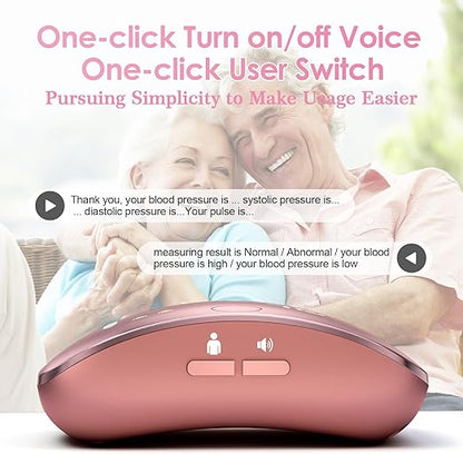 One-Touch Wrist BP Monitor - Track Your Health Anywhere, Beautifully.