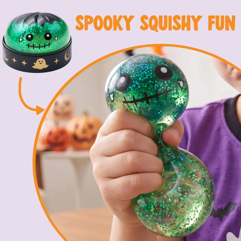 Halloween Glitter Dumpling Squishy Stress Relief Toy