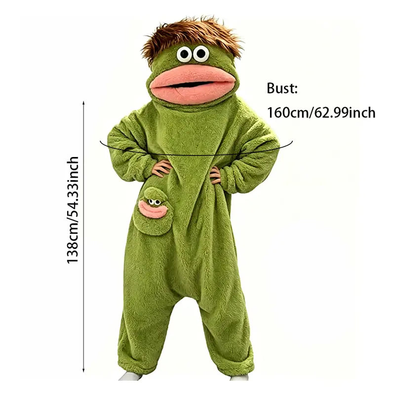Ultra-Soft Monster Plush Onesie Pajamas for Cozy Cosplay & Lounging
