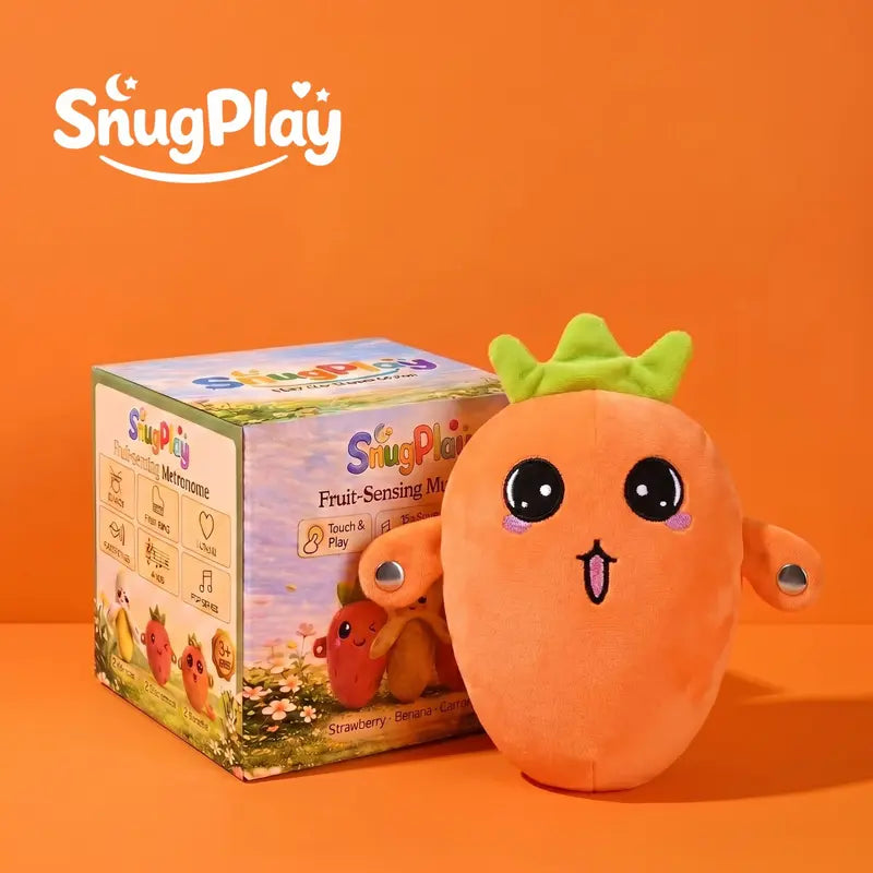 Musical & Sensory Fruit Plush Set with Sound FX