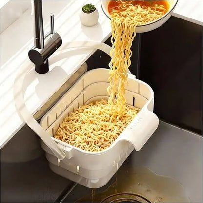 Over-the-Sink Expandable Collapsible Colander Basket & Strainer | Buy 1 Get 1 Free
