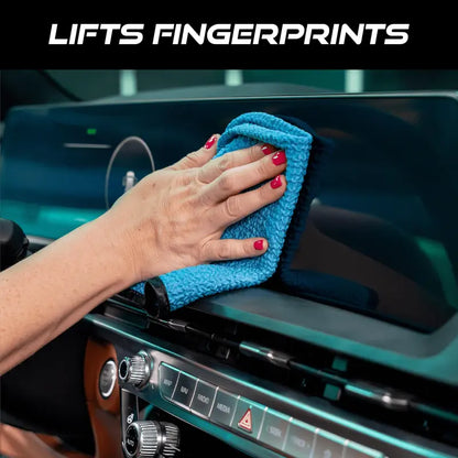 Streak-Free Crinkle Glass Cleaning Towels