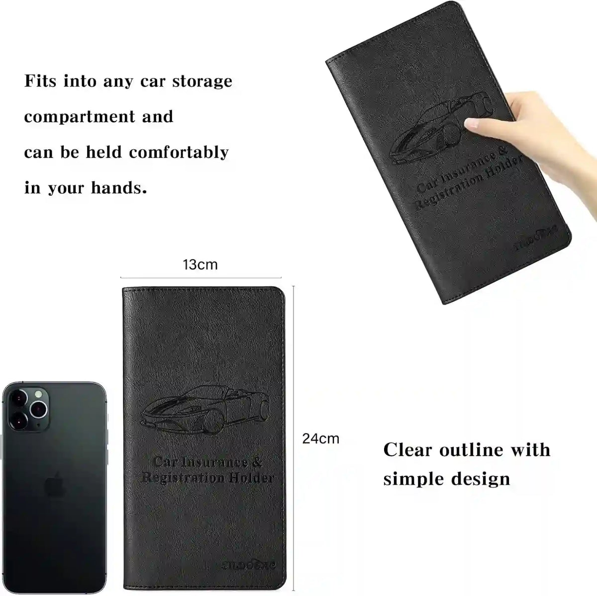 Never Scramble Again: Grab Your Car Documents Instantly - Car Document Holder