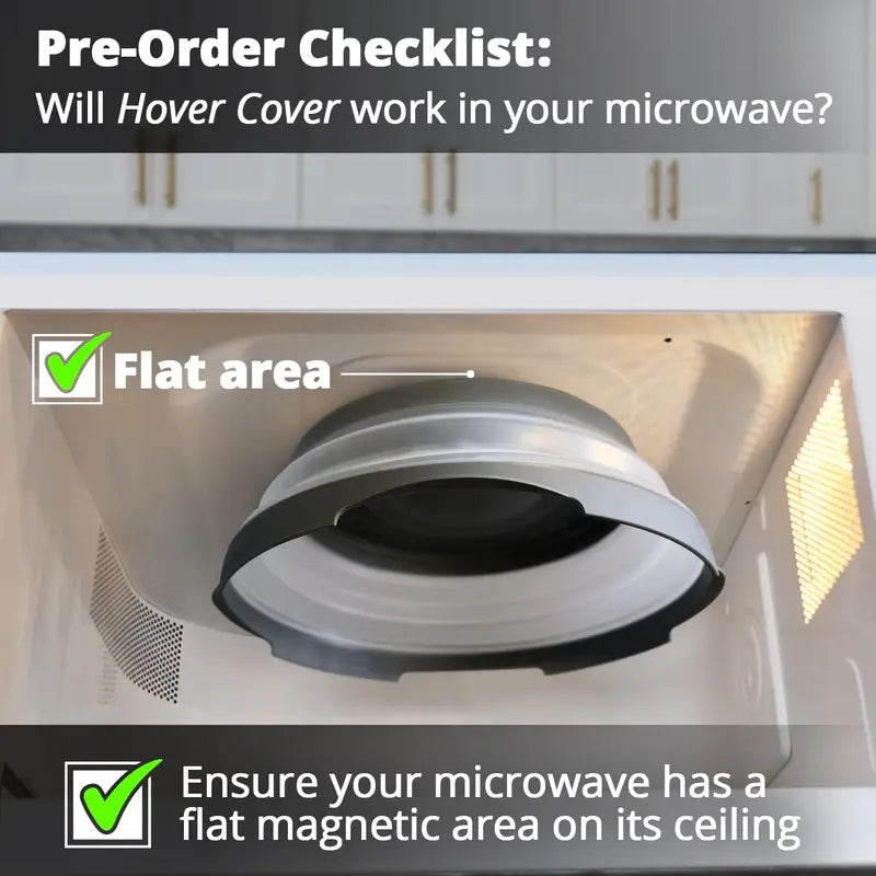 Magnetic Collapsible Microwave Splatter Cover