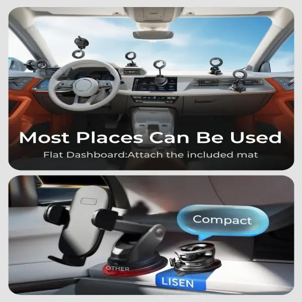 Ultra-Strong Vacuum Magnetic Phone Mount