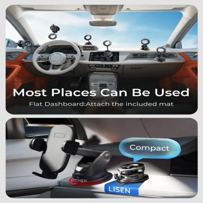 Ultra-Strong Vacuum Magnetic Phone Mount