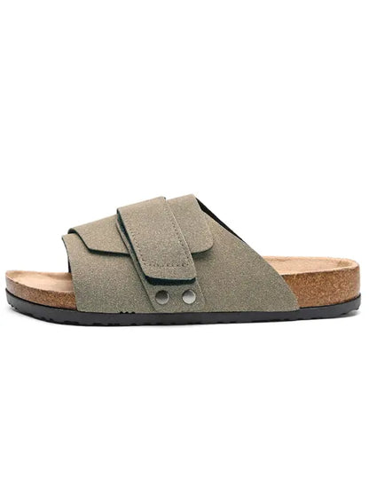 Ergonomic Cork Footbed Sandals: Adjustable Arch Support
