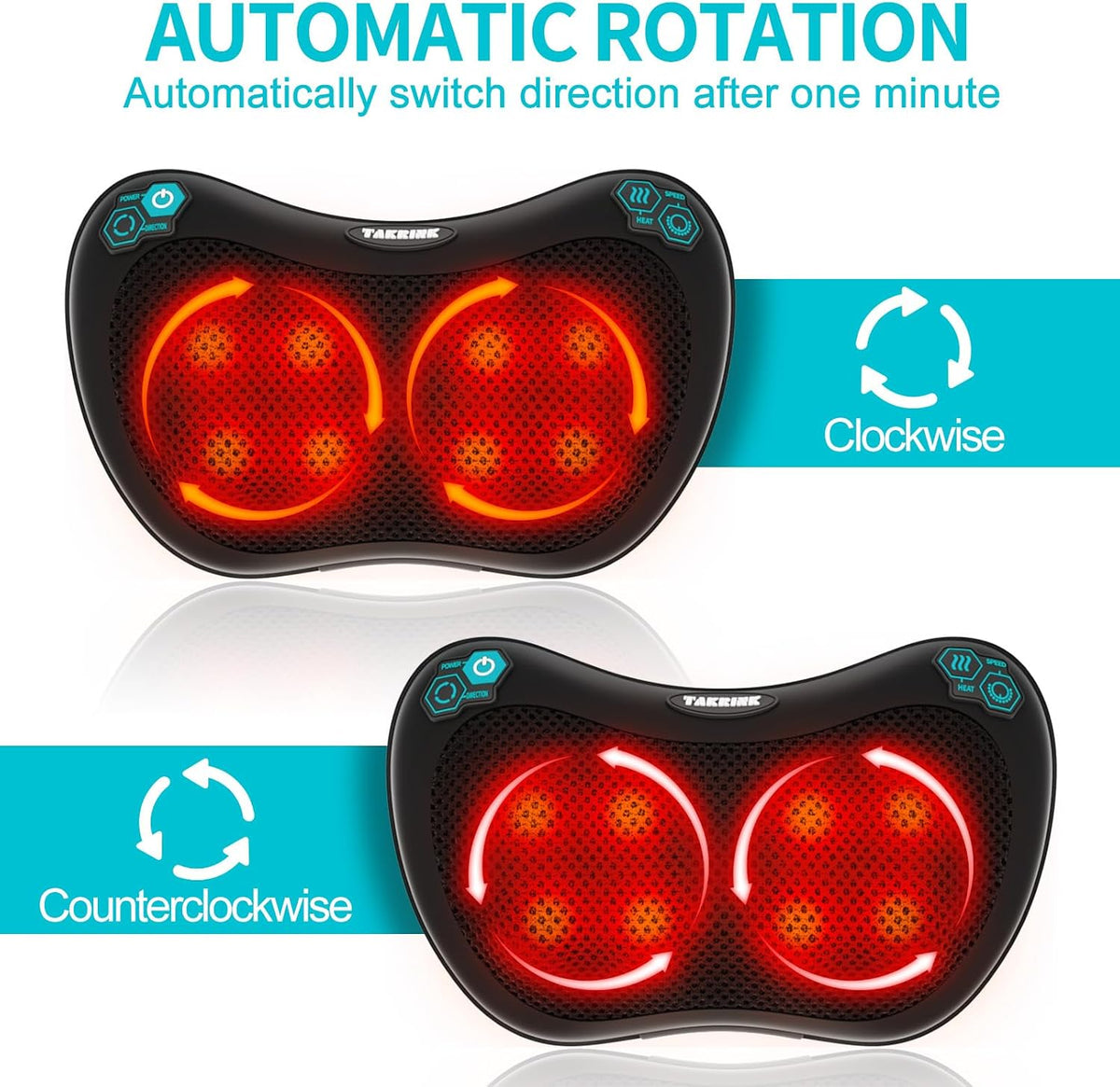 Instant Neck & Back Pain Relief Pillow with Soothing Heat