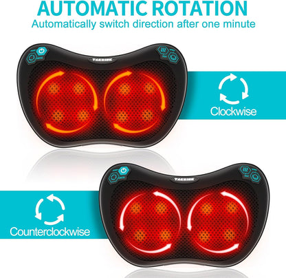 Instant Neck & Back Pain Relief Pillow with Soothing Heat
