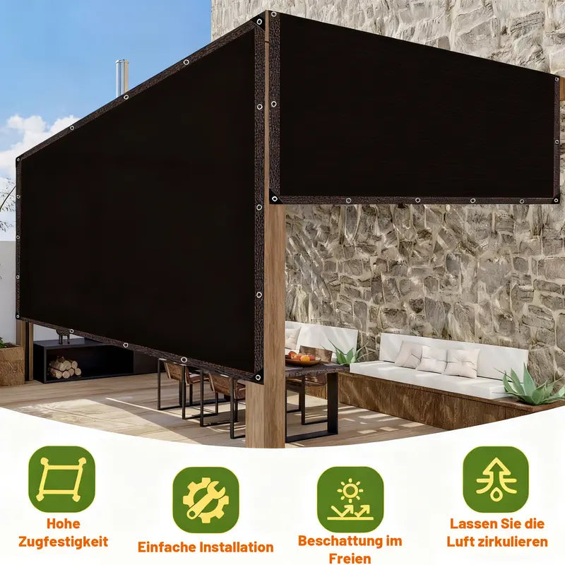 Heavy Duty Outdoor Privacy Screen Fence Shade Mesh Net