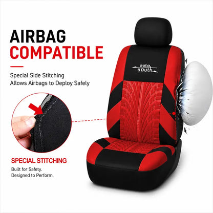 Universal Car Seat Covers Full Protection Breathable