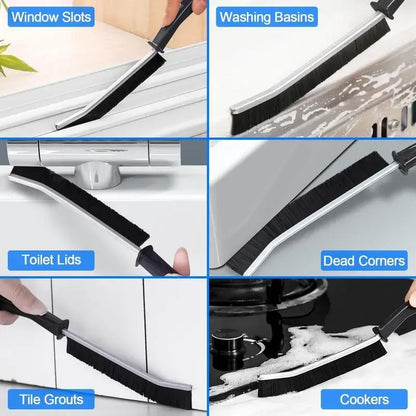 Ultra-Hard Bristle Crevice Cleaning Brush for Deep Gaps & Track Grooves | Buy 1 Get 1 Free