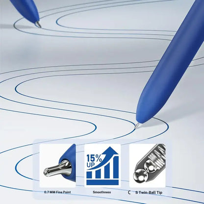 Smooth Writing Retractable Gel Pen with 3 Free Refills | Buy 1 Get 1 Free