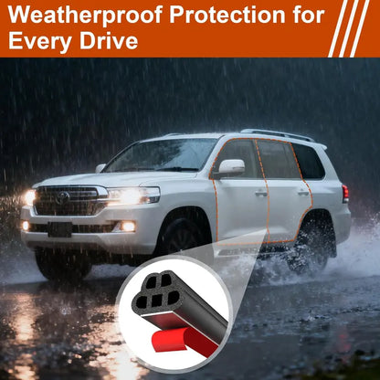 5-Hole Soundproof Car Door Weather Stripping