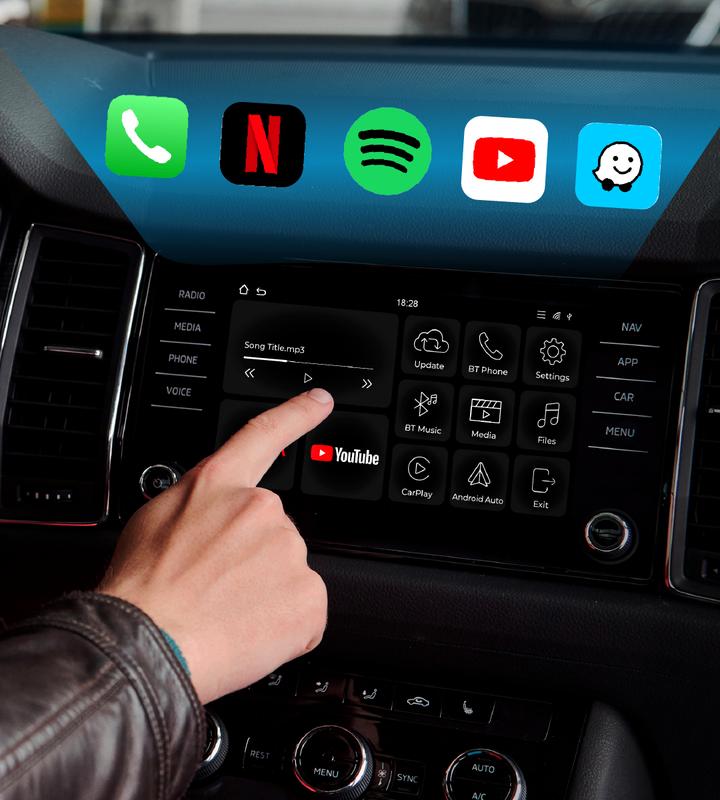 Wireless CarPlay AI Box Stream YouTube & Netflix