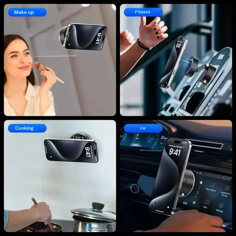 Ultra-Strong Vacuum Magnetic Car Phone Mount | Buy 1 Get 1 Free