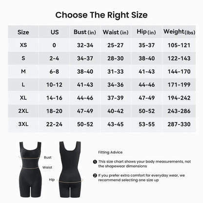 Instant Tummy Control & Butt Lifting Bodysuit with Easy Bathroom Drop-Seat