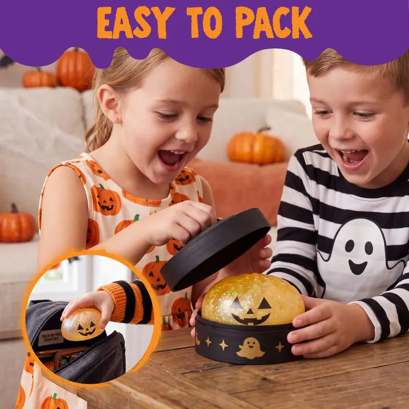 Halloween Glitter Dumpling Squishy Stress Relief Toy