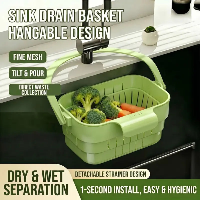 Over-the-Sink Expandable Collapsible Colander Basket & Strainer | Buy 1 Get 1 Free