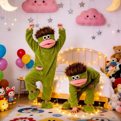 Ultra-Soft Monster Plush Onesie Pajamas for Cozy Cosplay & Lounging