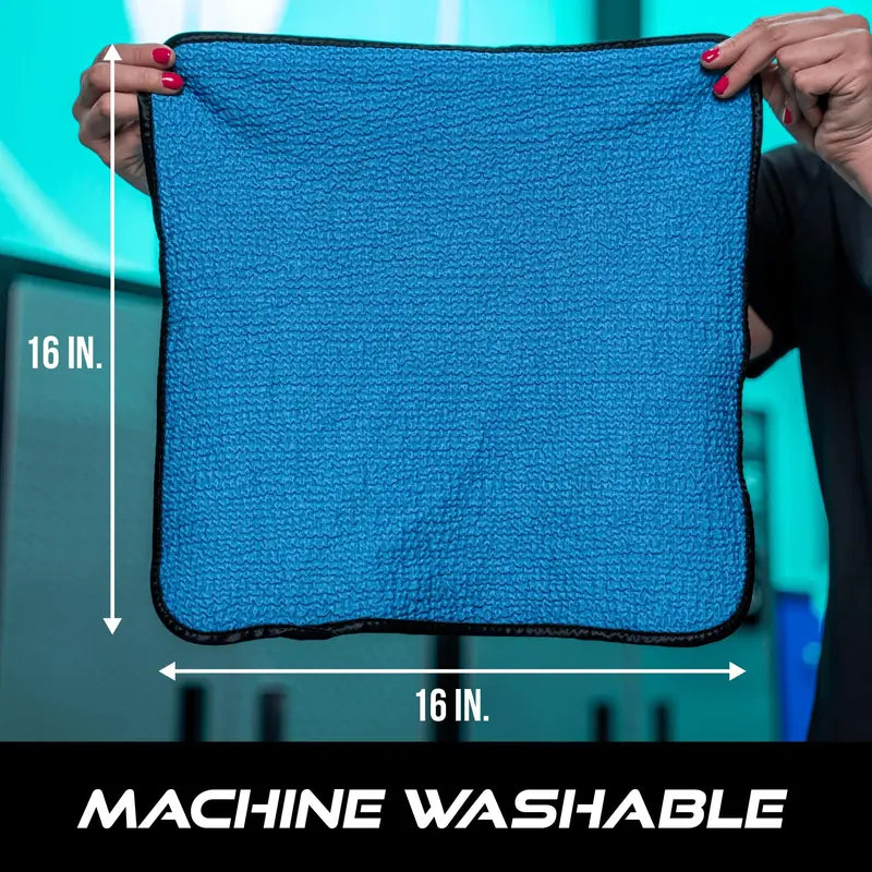 Streak-Free Crinkle Glass Cleaning Towels