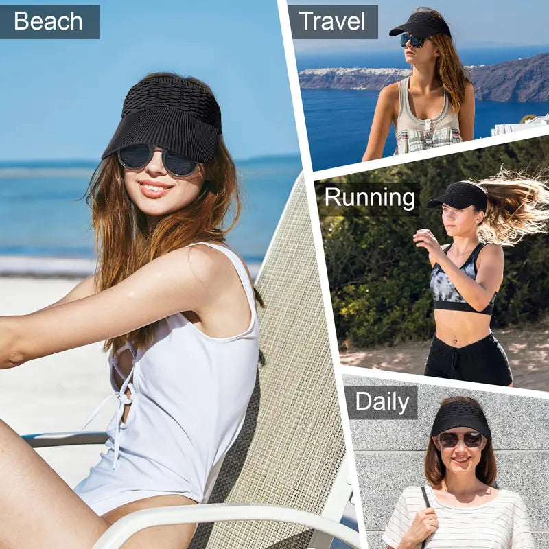 UPF 50+ Sun Visor Hat - Block 99% UV Rays with Breathable Cooling Comfort | Buy 2 Get 1 Free