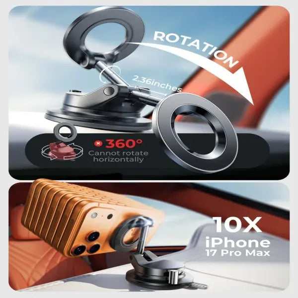 Ultra-Strong Vacuum Magnetic Phone Mount