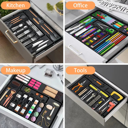 Expandable Kitchen Drawer Organizer for Cutlery & Utensils