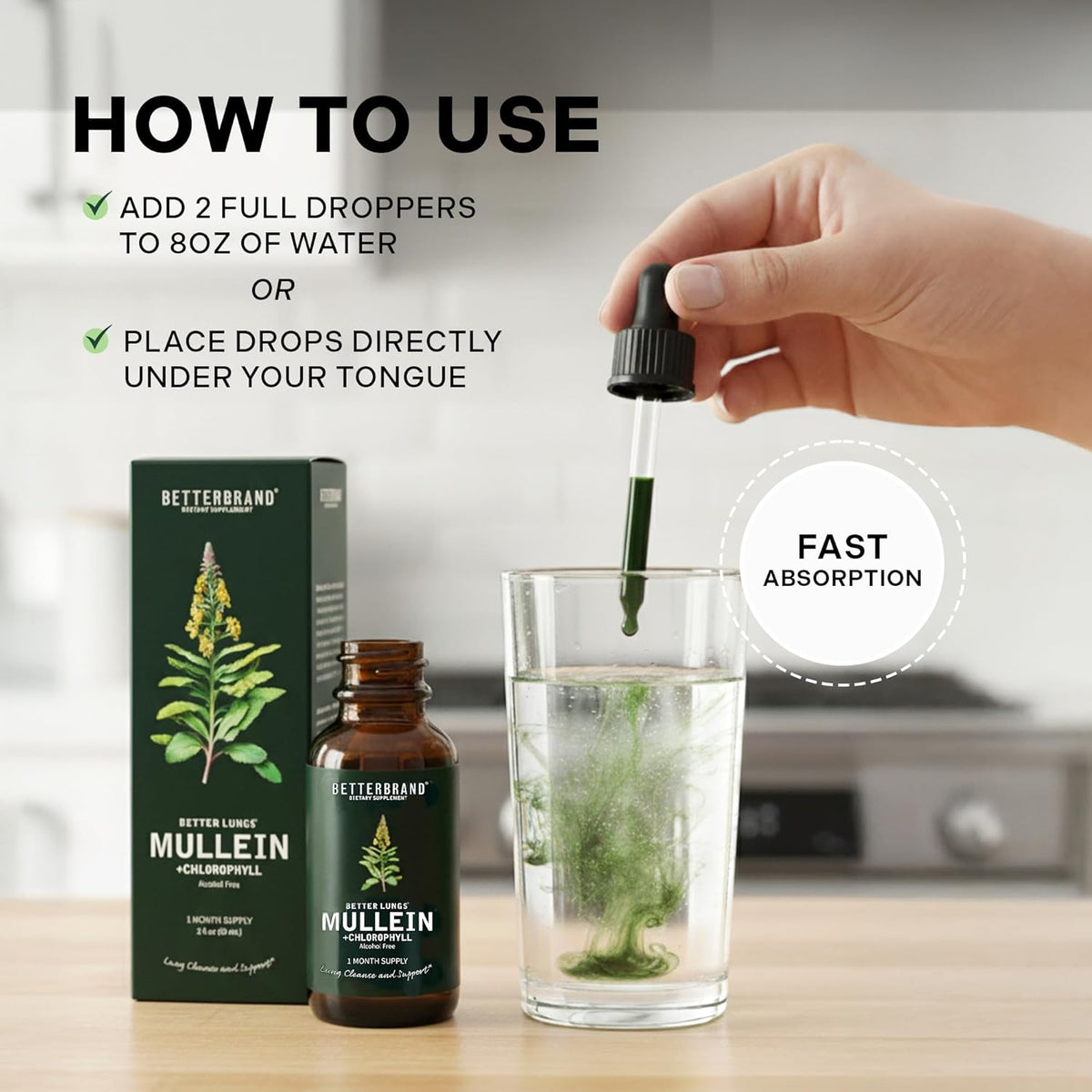 Breathe Easy Again: Natural Herbal Lung Detox & Mucus Cleanse Drops