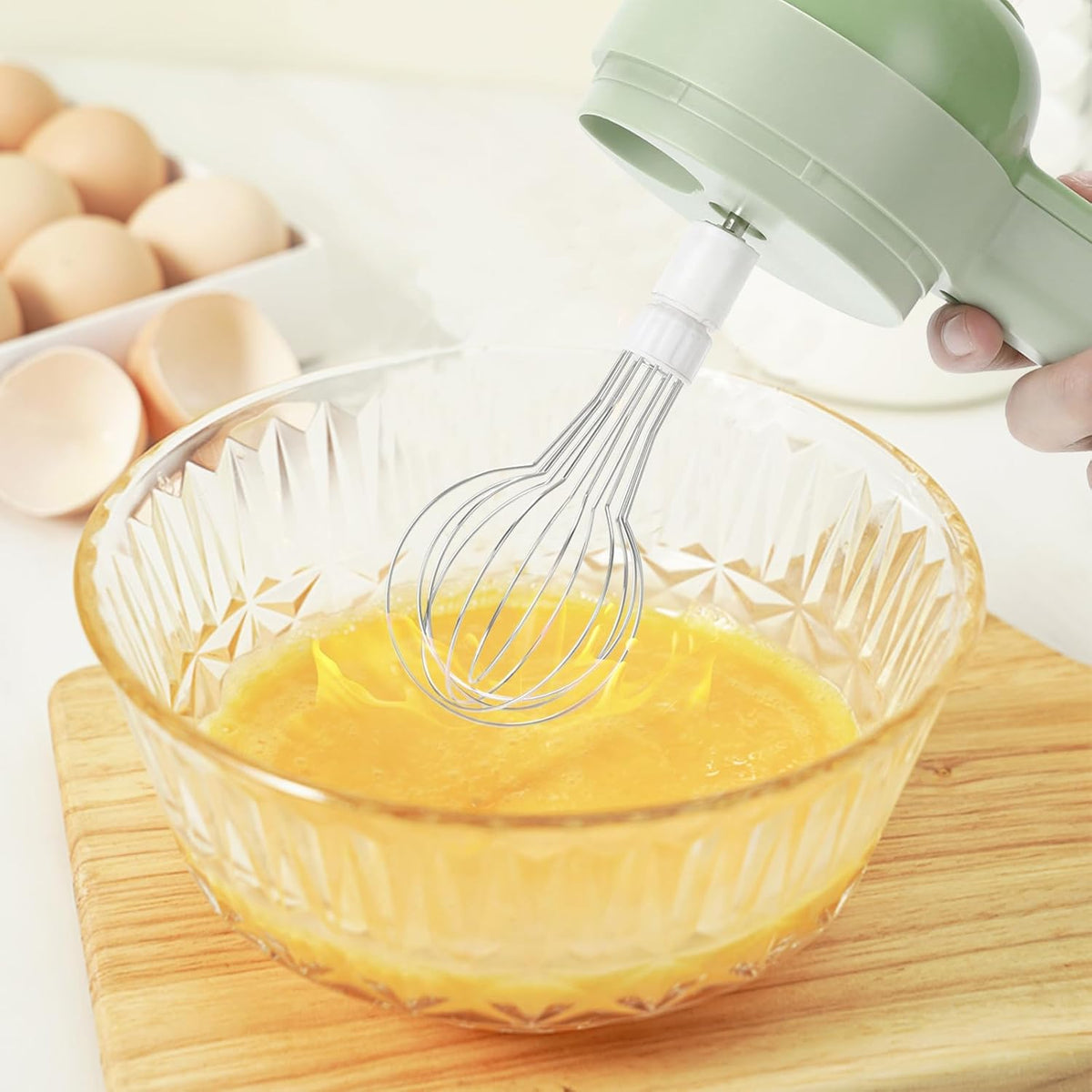 4-in-1 Handheld Electric Vegetable Cutter & Chopper