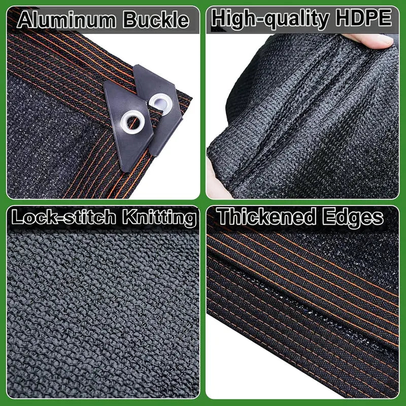Heavy Duty Outdoor Privacy Screen Fence Shade Mesh Net