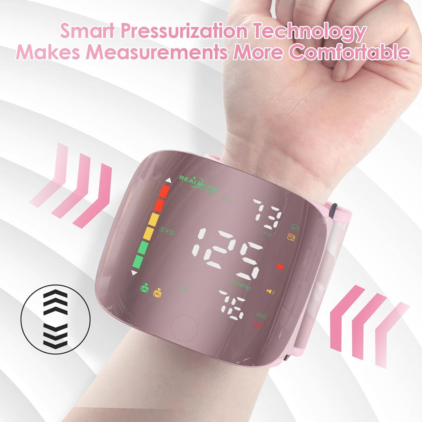 Blood Pressure Monitor – HD Touch Screen For Effortless Instant Tracking