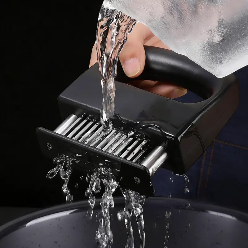 48-Blade Ultra Sharp Meat Tenderizer Tool for Juicier Steak & Faster Marinade | Buy 1 Get 1 Free