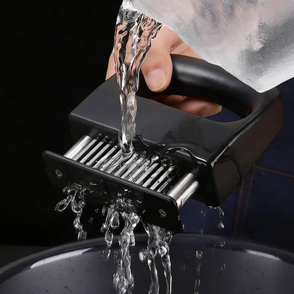 48-Blade Ultra Sharp Meat Tenderizer Tool for Juicier Steak & Faster Marinade | Buy 1 Get 1 Free