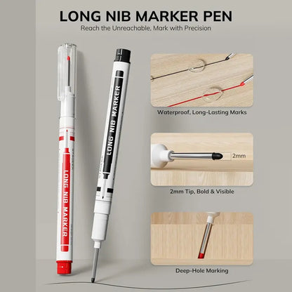 Precision Deep-Hole Carpenter Pencil & Marking Kit